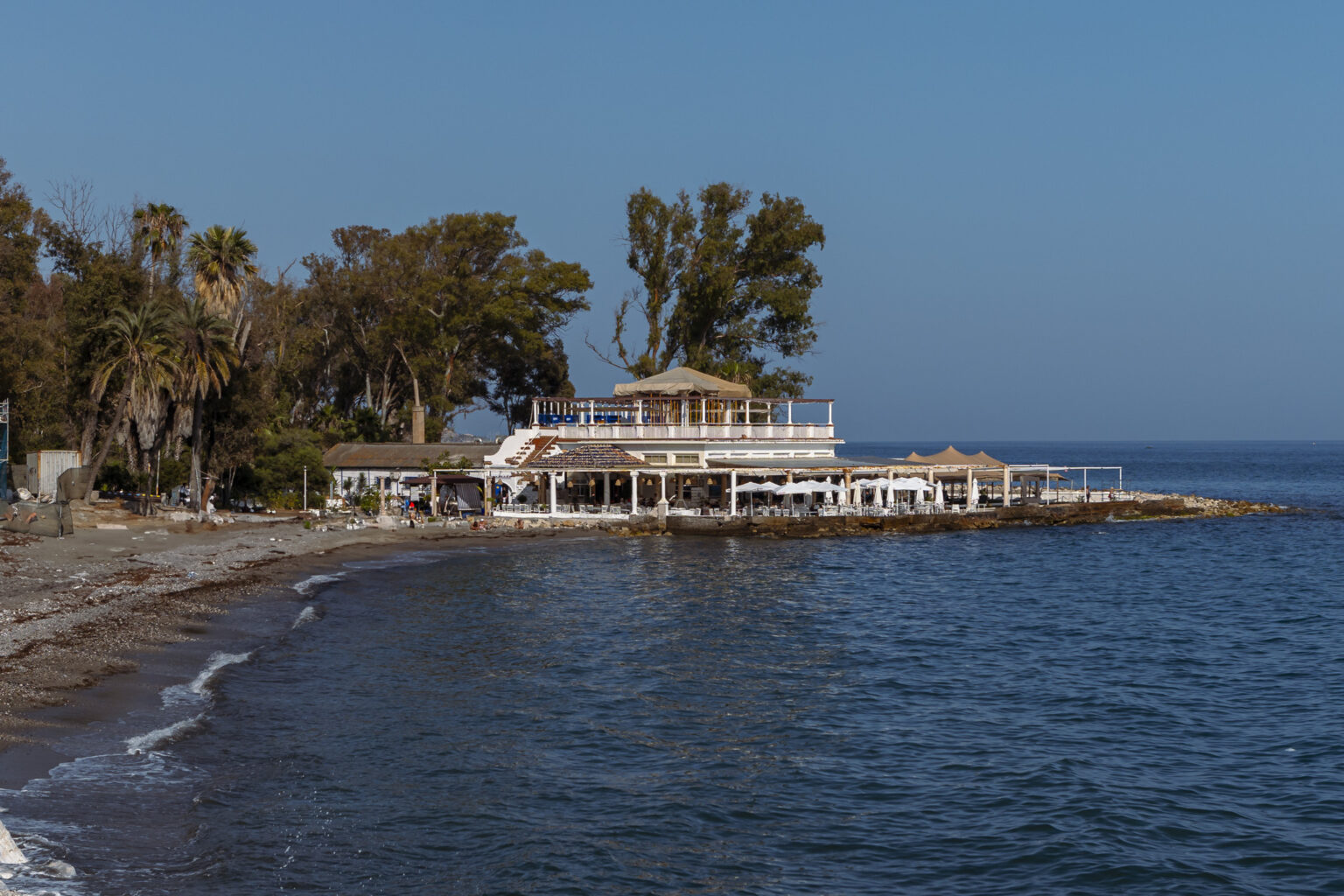 El Balneario visto desde el mar
