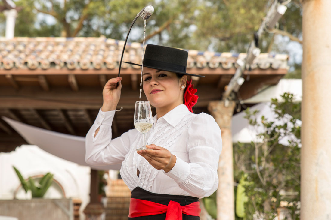 Actuación flamenca durante un evento