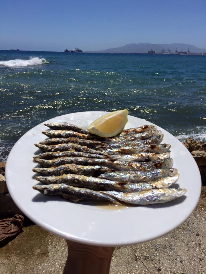 Espetos de sardinas a la brasa